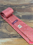 Corbata Hermés roja