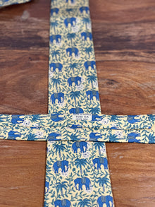 Corbata Hermés amarilla