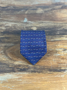 Corbata Hermés azul