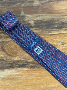 Corbata Hermés azul