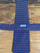 Corbata Hermés azul