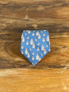 Corbata Hermés azul