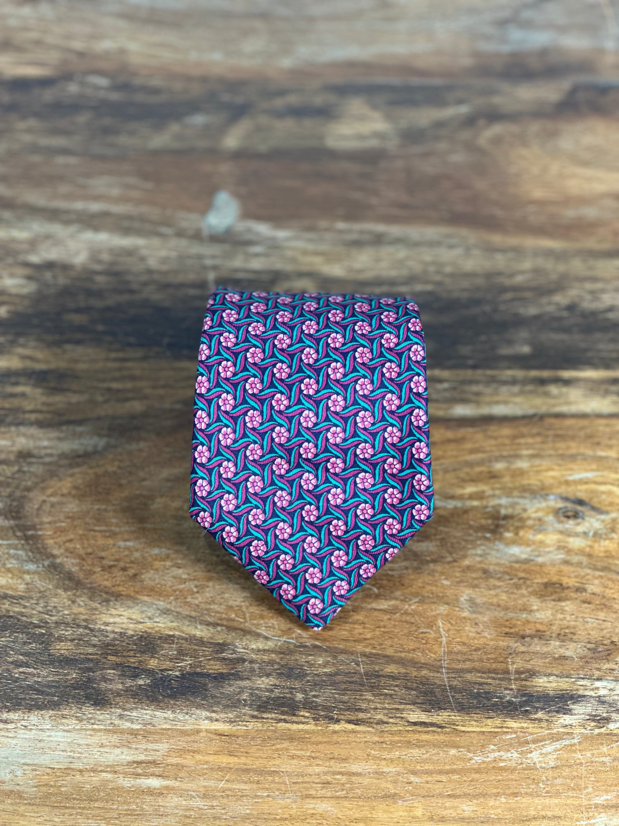 Corbata Hermés azul