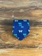 Corbata Hermés azul