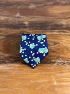 Corbata Hermés azul