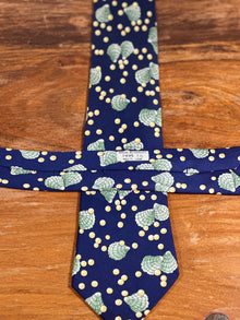 Corbata Hermés azul