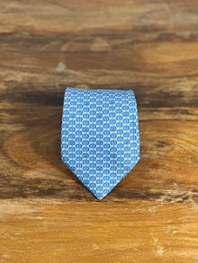Corbata Hermés azul