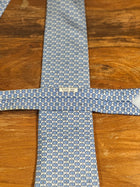 Corbata Hermés azul