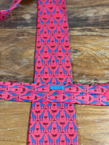 Corbata Hermés roja