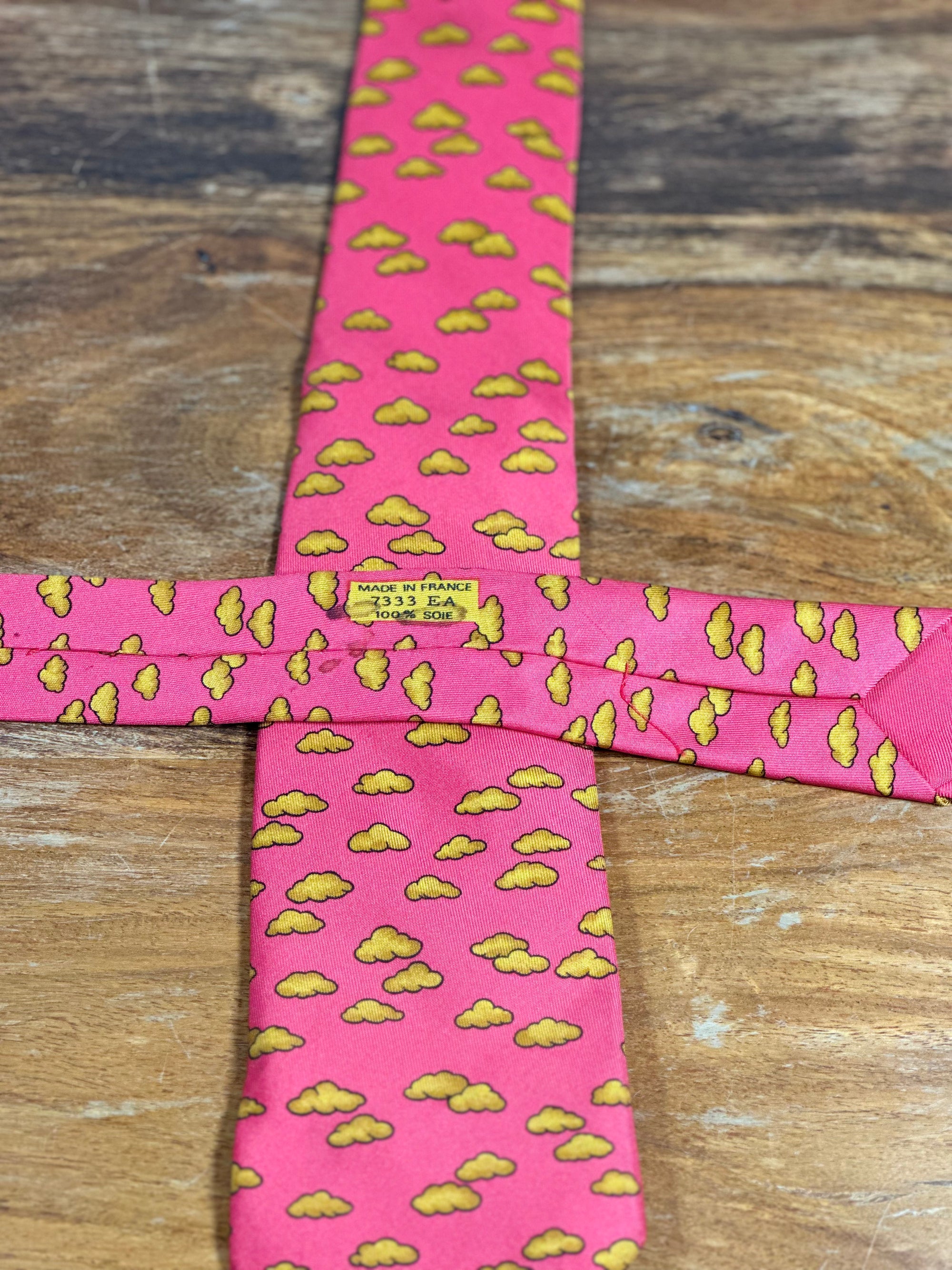 Corbata Hermés roja