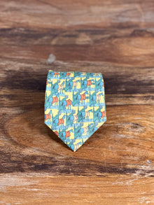 Corbata Hermés amarilla