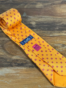 Corbata Hermés naranja