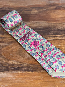 Corbata Hermés beige