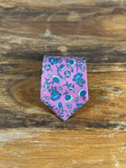 Corbata Hermés rosa