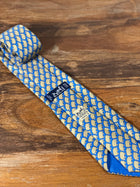 Corbata Hermés azul