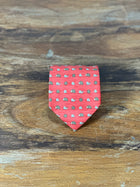 Corbata Hermés roja