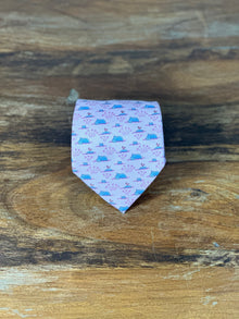 Corbata Hermés rosa