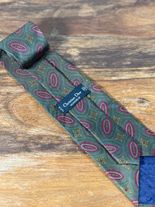 Corbata Dior verde