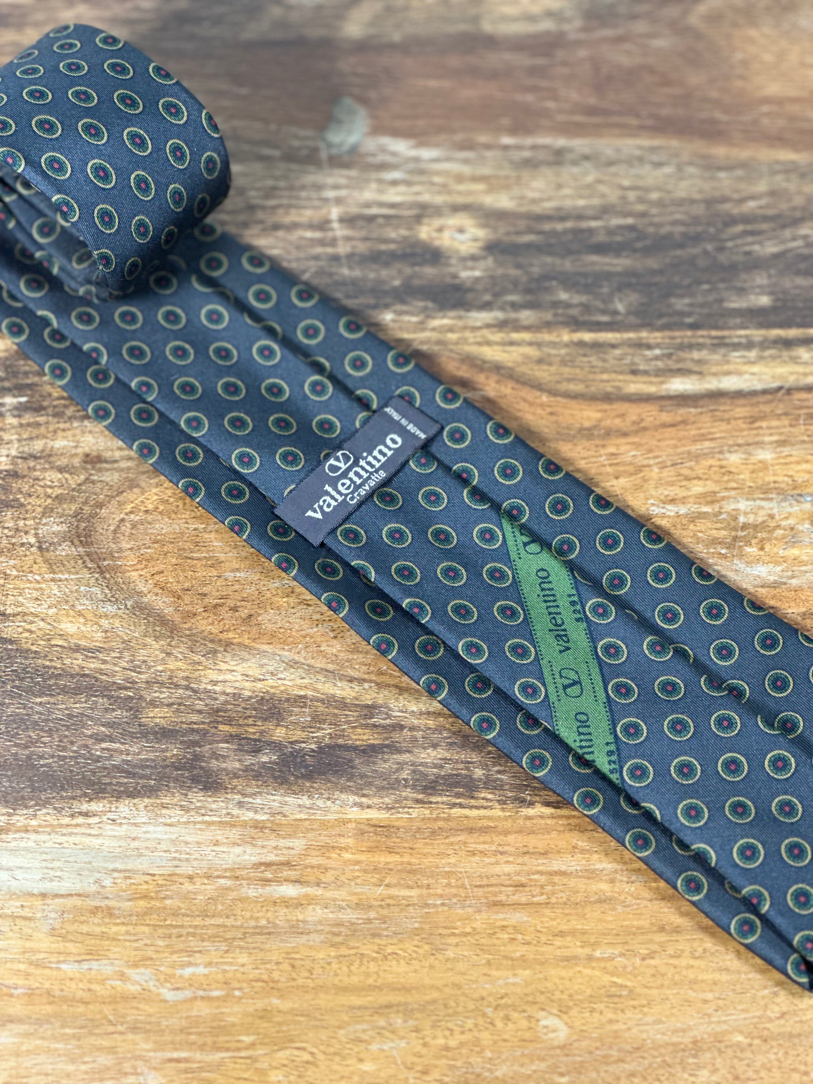 Corbata Valentino gris