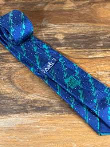 Corbata Hermés azul