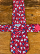 Corbata Hermés roja