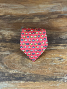 Corbata Hermés roja