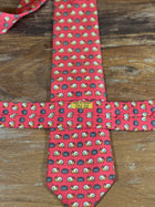 Corbata Hermés roja