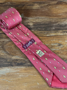 Corbata Hermés roja