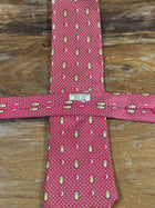 Corbata Hermés roja
