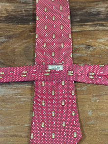 Corbata Hermés roja