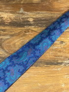 Corbata Yves Saint Laurent azul