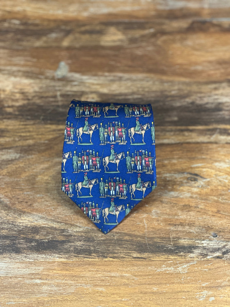 Corbata Salvatore Ferragamo azul