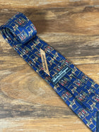 Corbata Salvatore Ferragamo azul