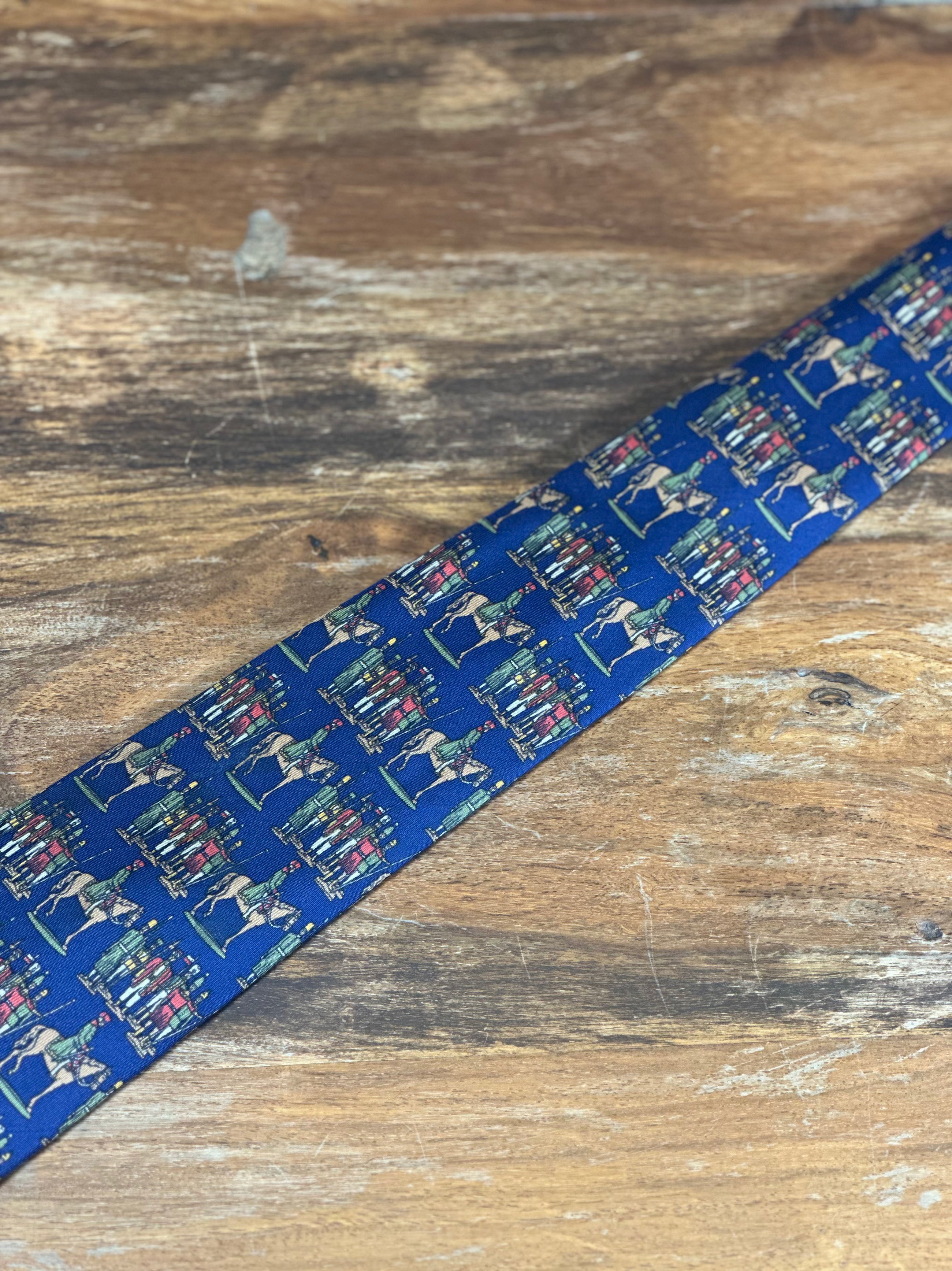 Corbata Salvatore Ferragamo azul