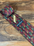 Corbata Salvatore Ferragamo burdeos