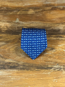 Corbata Salvatore Ferragamo azul