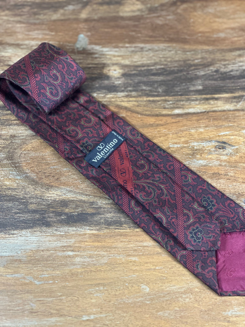 Corbata Valentino marrón