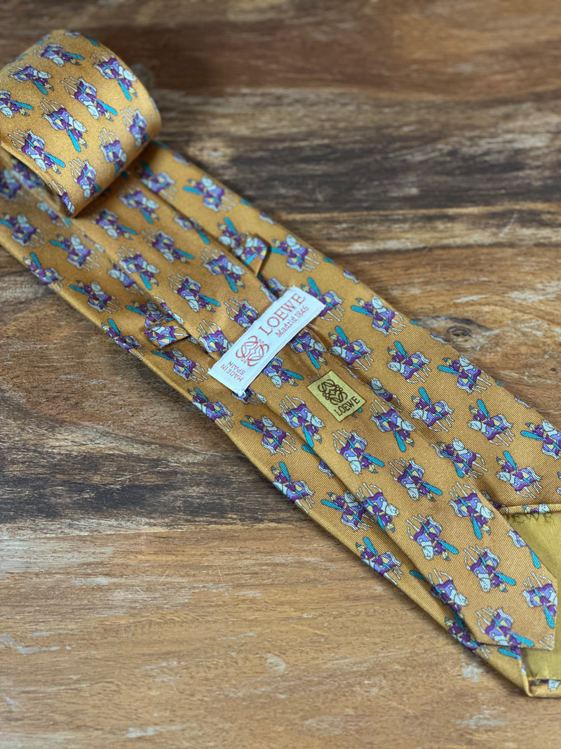 Corbata Loewe ocre