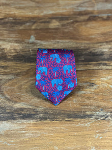 Corbata Hermés burdeos