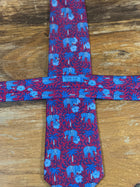 Corbata Hermés burdeos