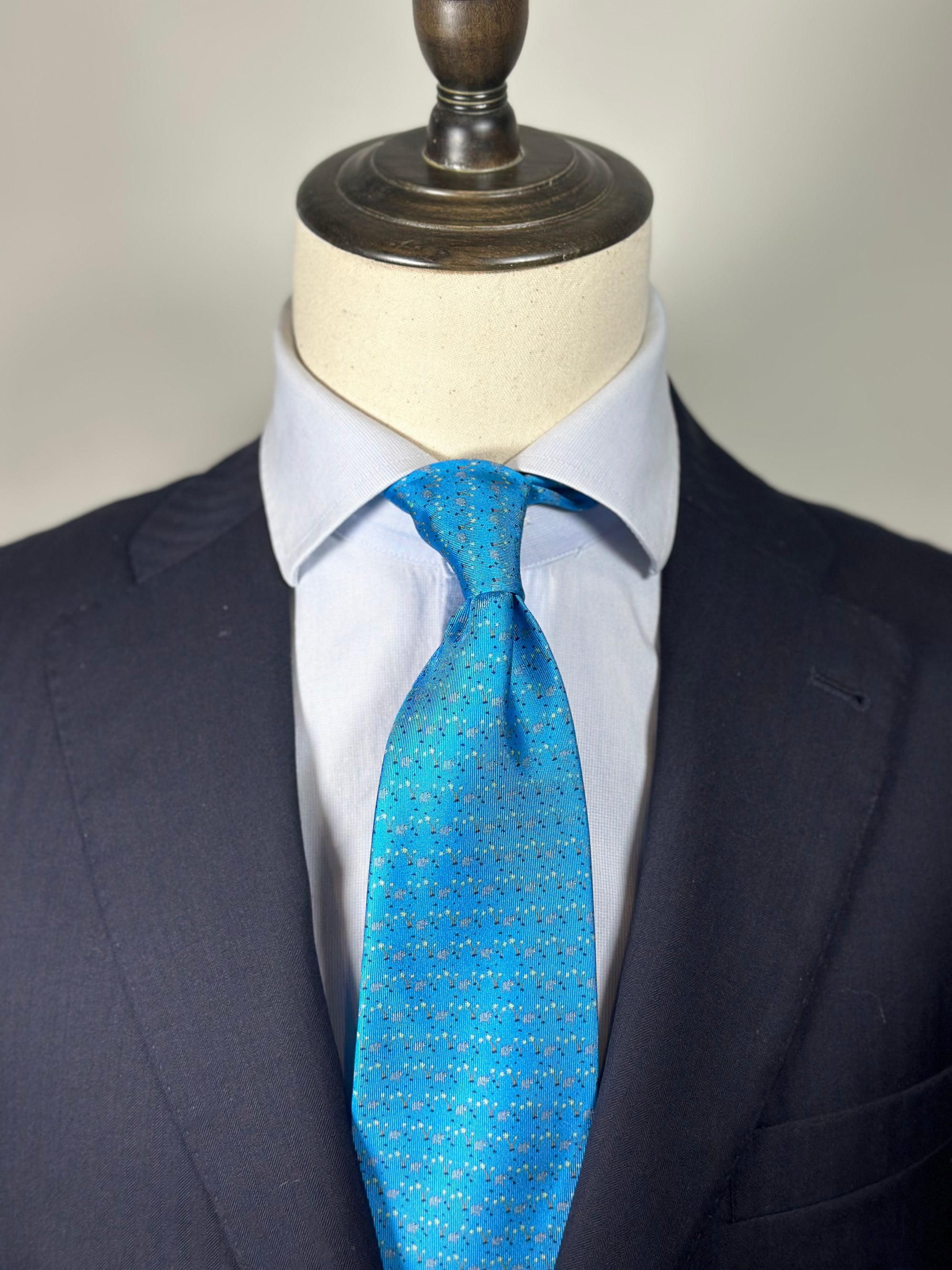 Corbata Serengeti azul