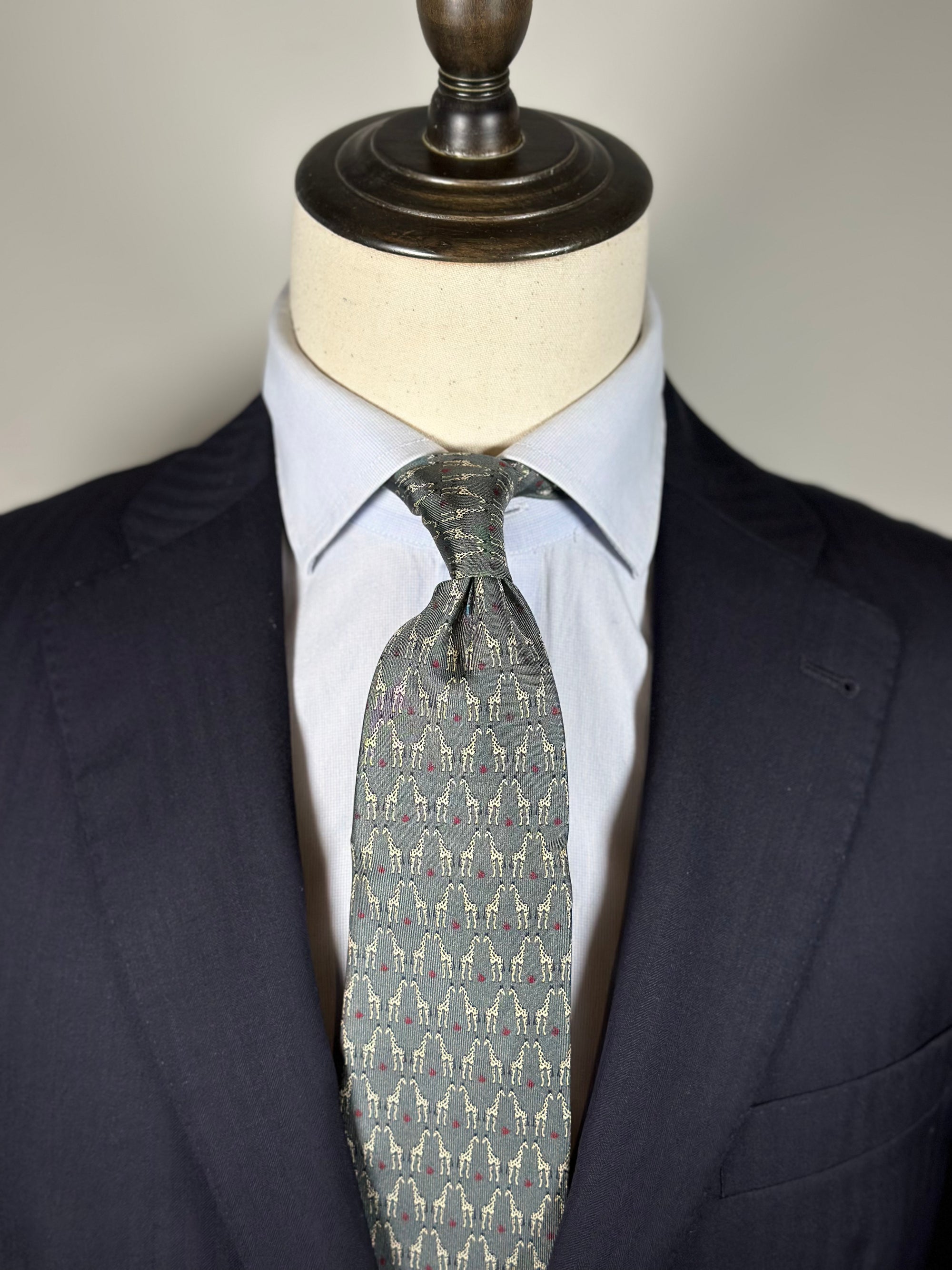 Corbata Savanna verde