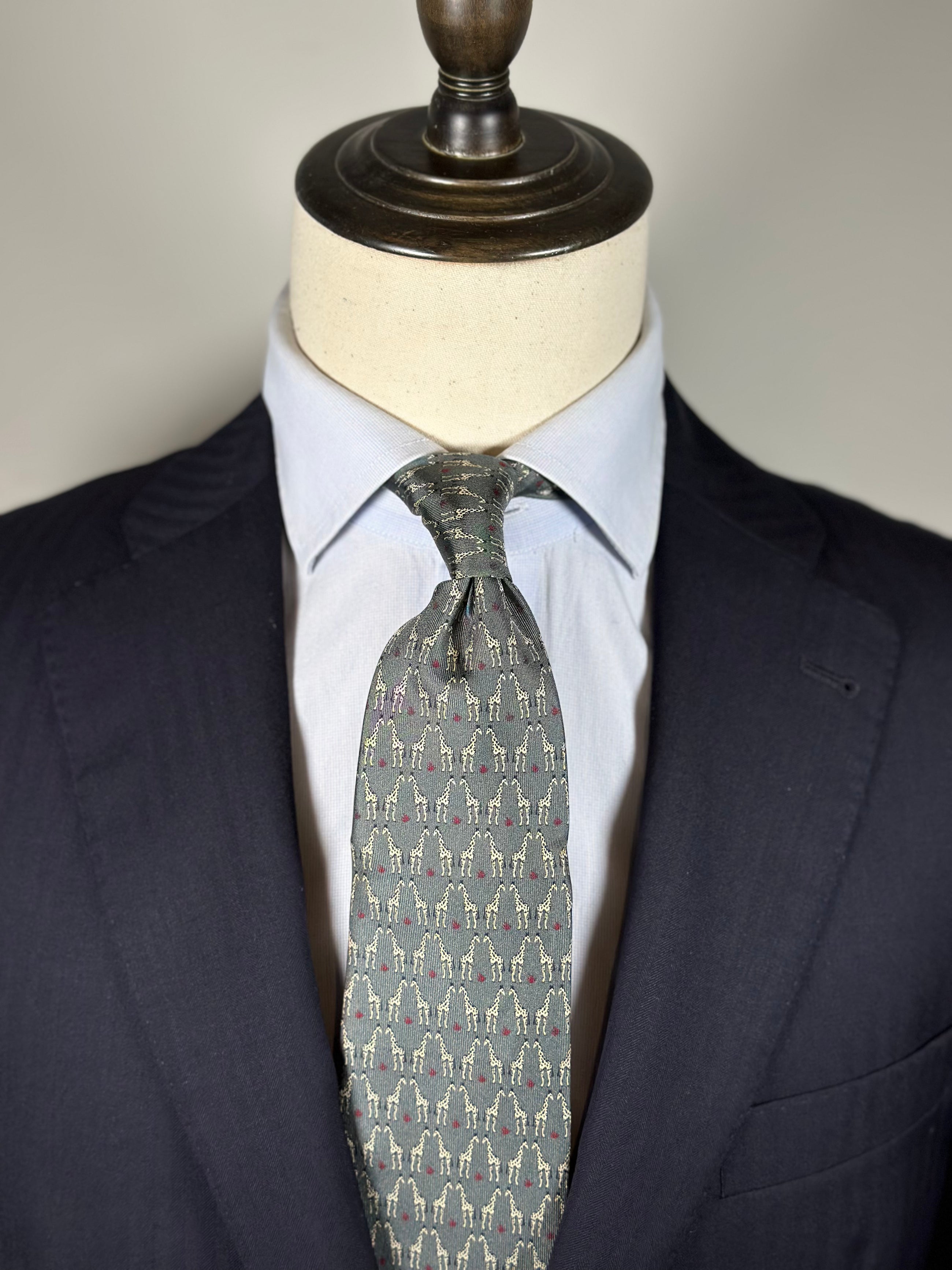 Corbata Savanna verde