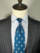 Corbata Varenna azul verdoso