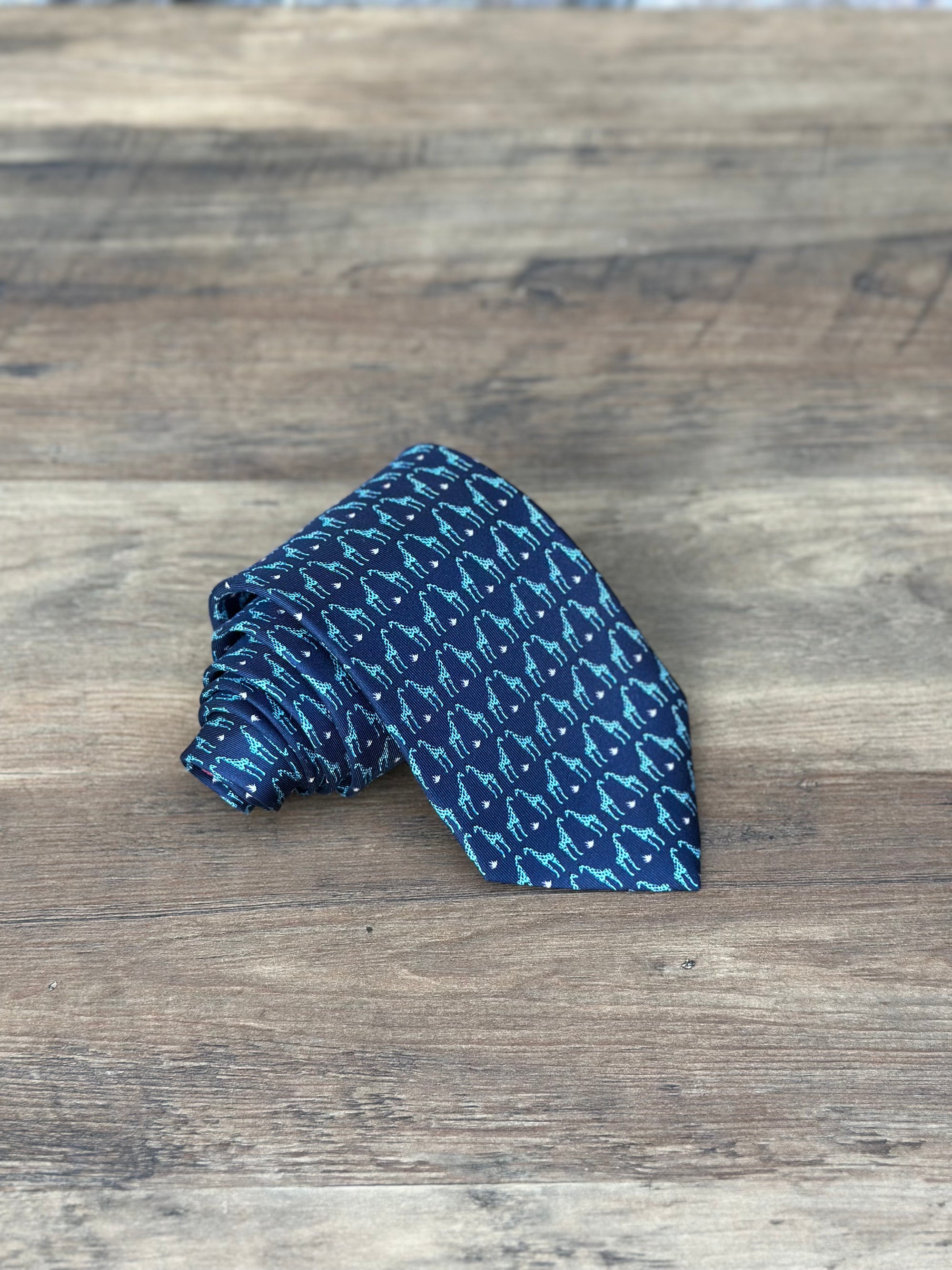 Corbata Savanna azul