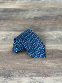 Corbata Savanna azul