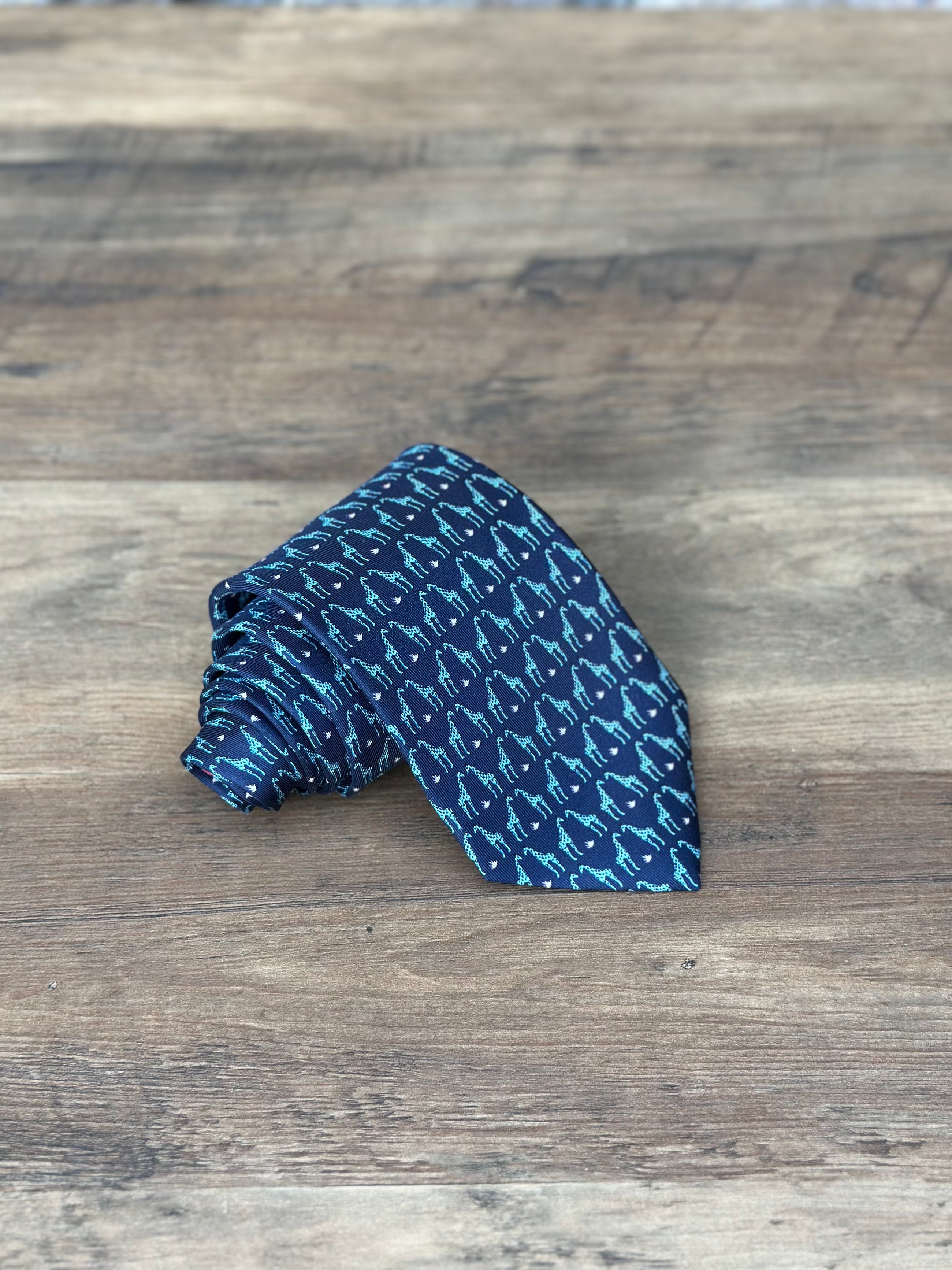 Corbata Savanna azul