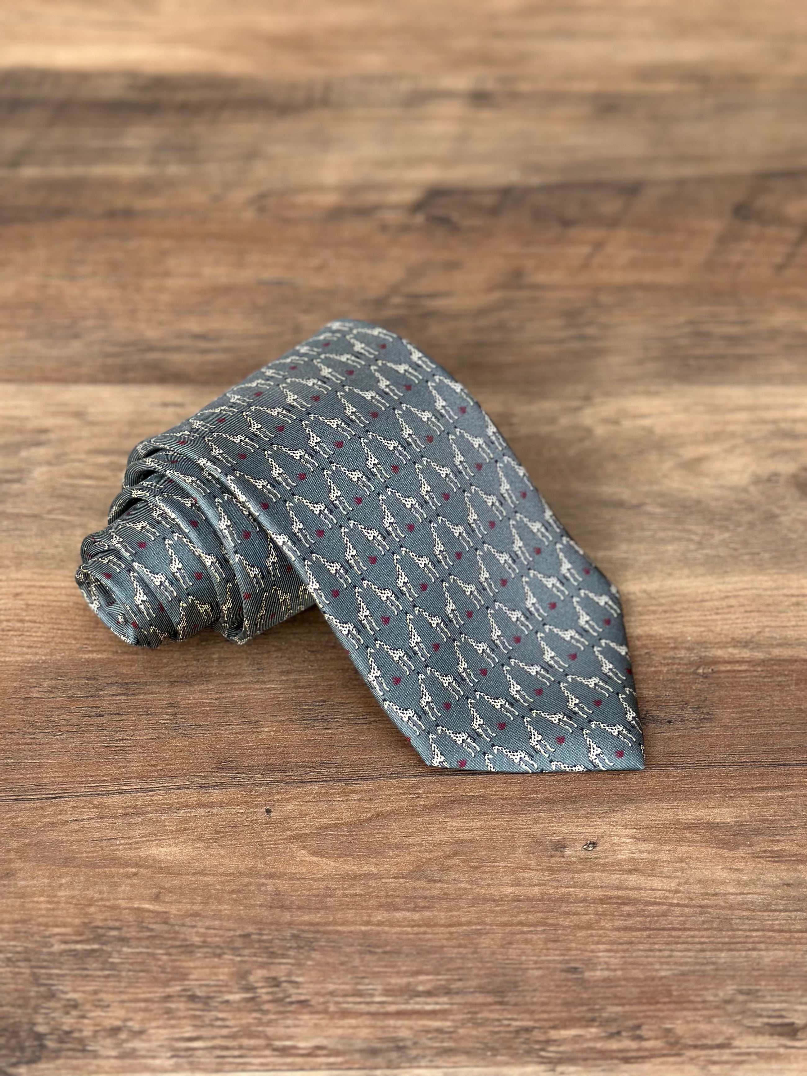 Corbata Savanna verde