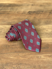 Corbata Varenna burdeos