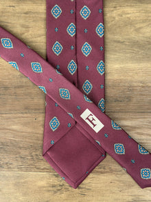 Corbata Varenna burdeos